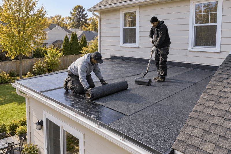 Low-Slope Roofing project