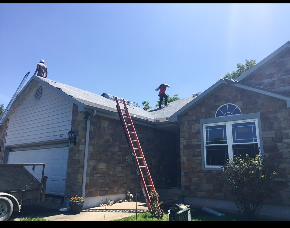 Finished roof in Grandview